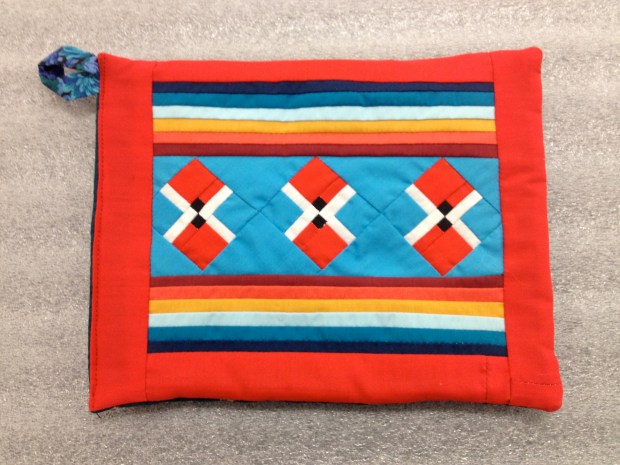 Patchwork Pot Holder, Florida Seminole